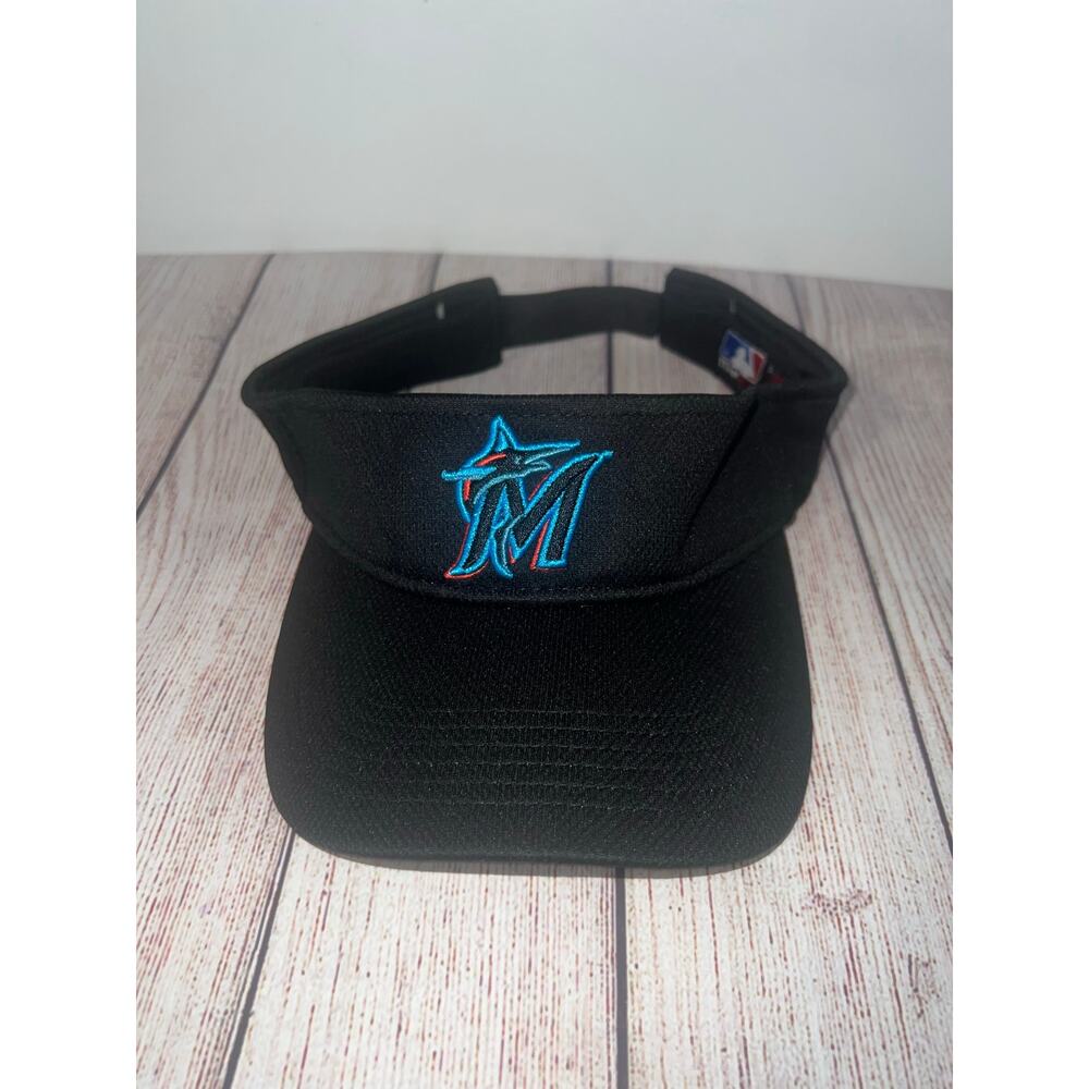 Miami Marlins TEAM MLB by OC Sports New Era Adjustable Visor Baseball Hat